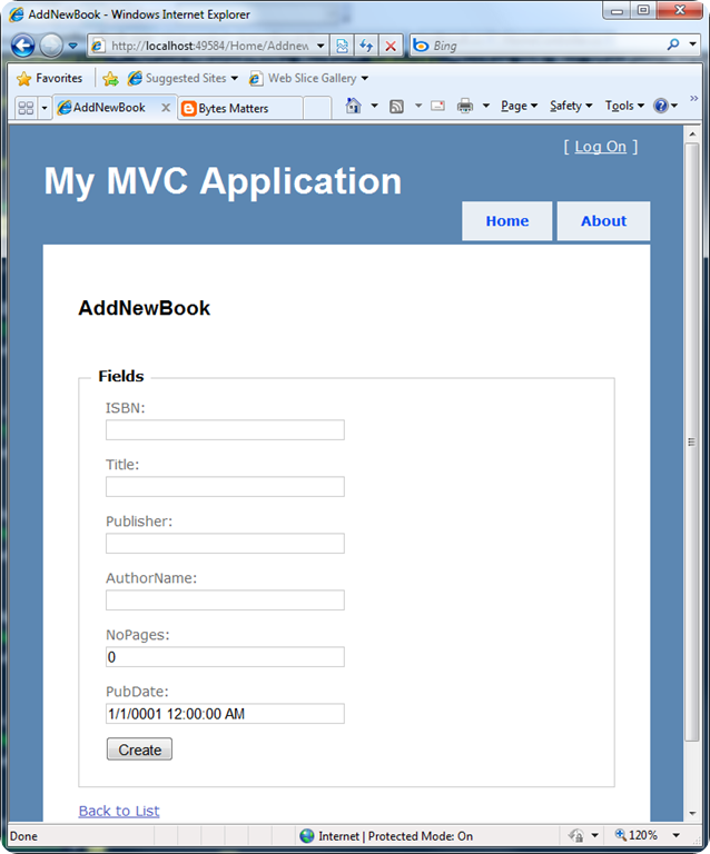 Bytes Matters: Data Annotations Validation in ASP.NET MVC application.